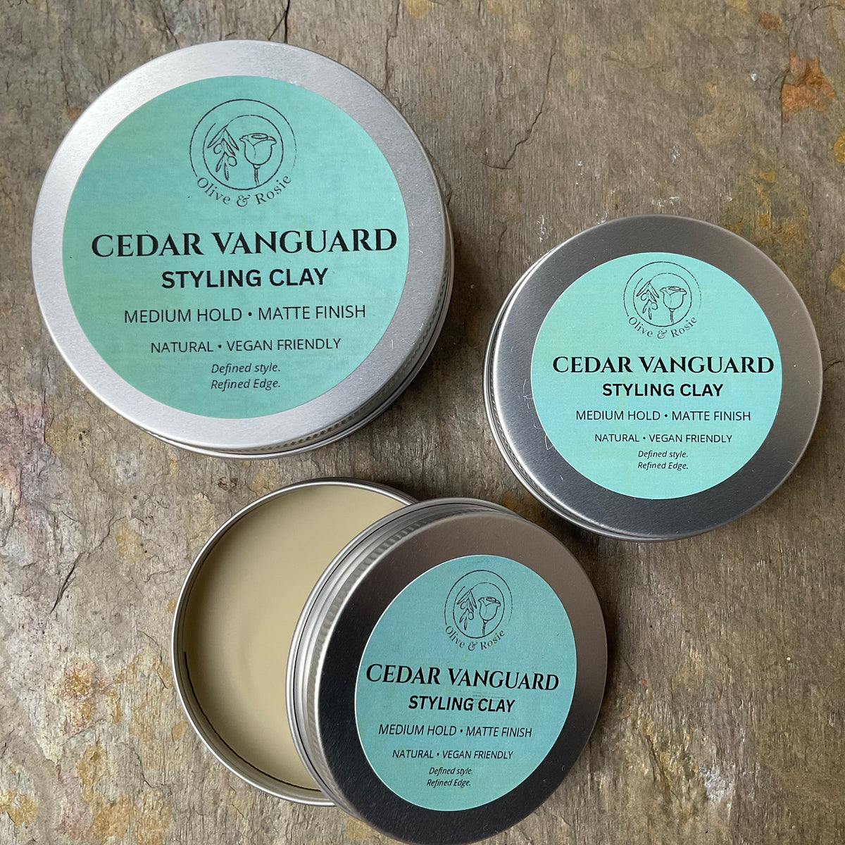 Cedar Vanguard Styling Clay - Olive & Rosie
