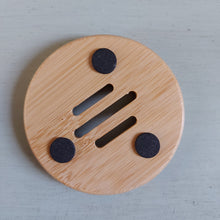 Load image into Gallery viewer, Small Round Wood Shampoo Bar Dish - Olive & Rosie