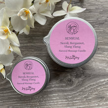 Load image into Gallery viewer, Aromatherapy Massage Candle - Sensual - Olive & Rosie