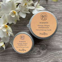 Load image into Gallery viewer, Aromatherapy Massage Candle - Warmth - Olive & Rosie
