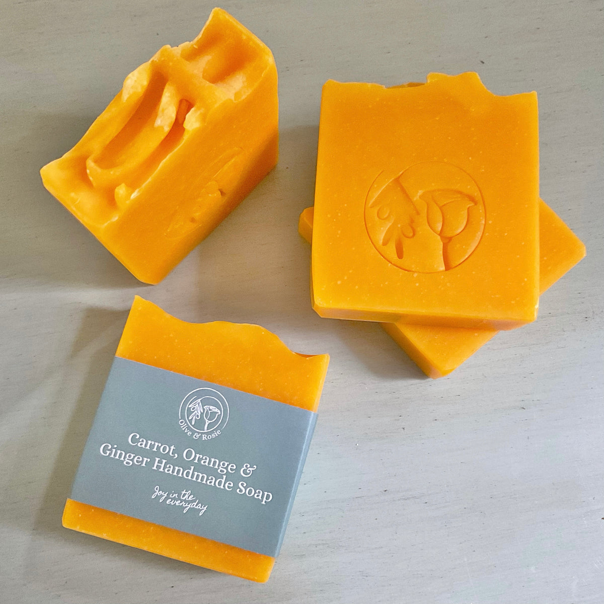 Carrot, Orange & Ginger Soap - Olive & Rosie