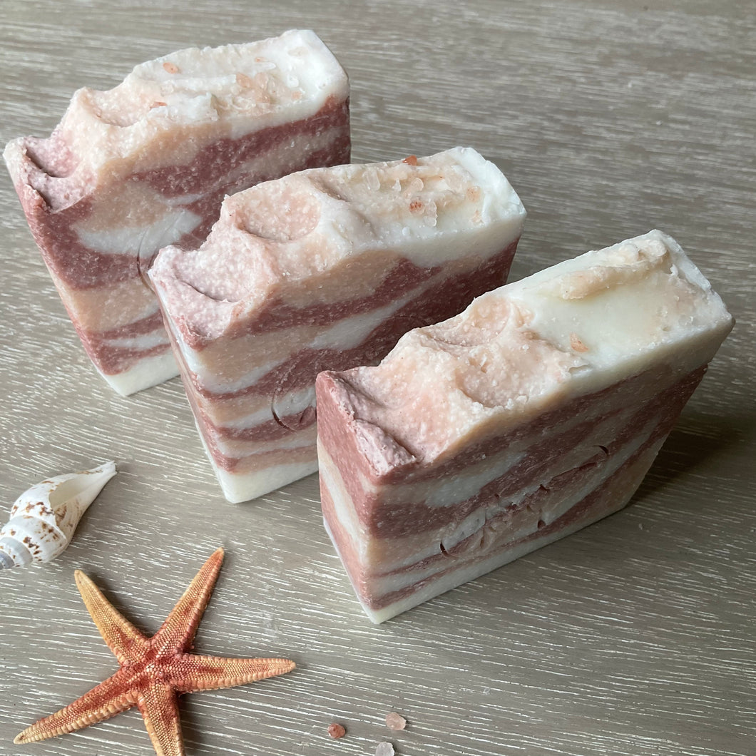 Rose Geranium & Clay Salt Soap / Spa Bar