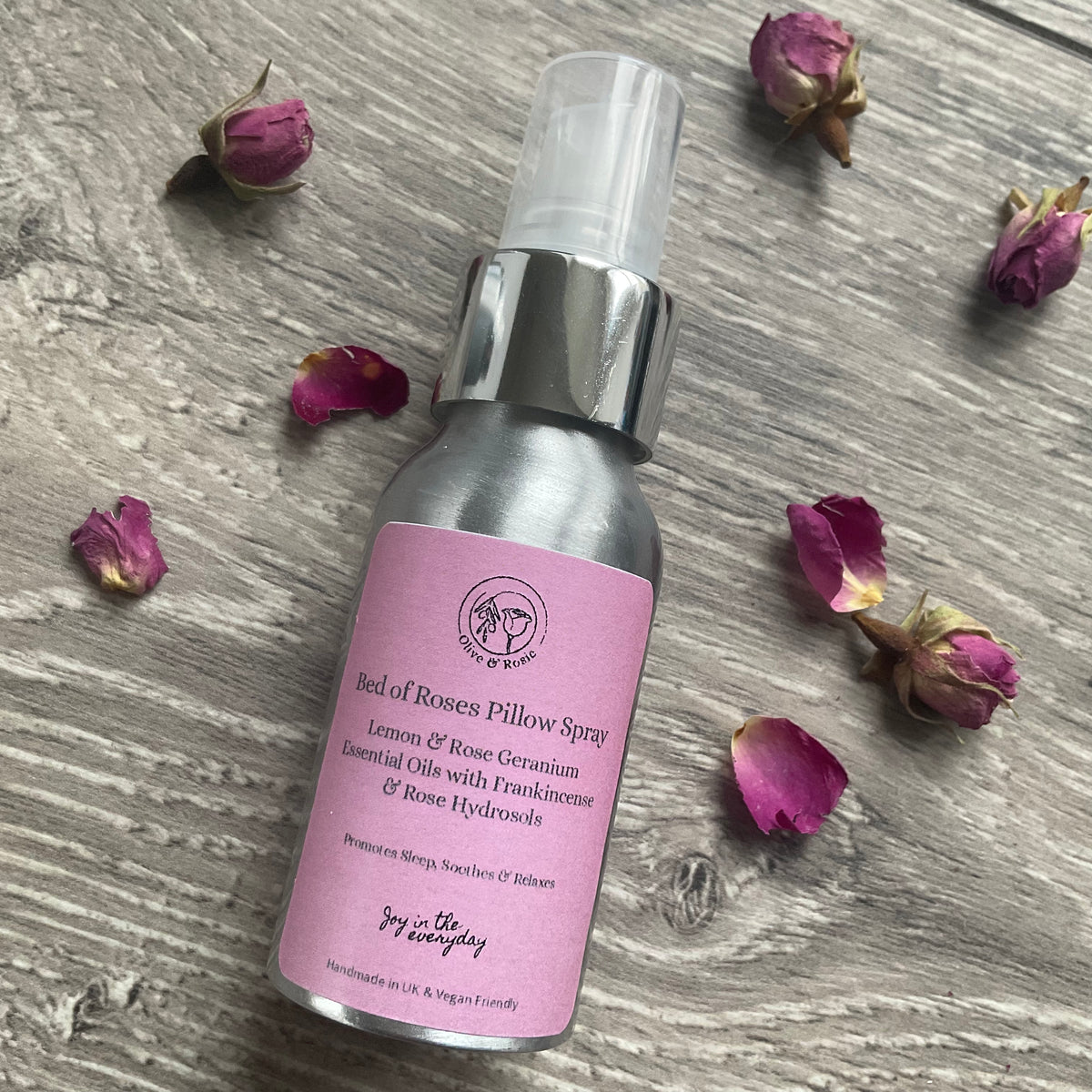 Bed of Roses Pillow Spray – Olive Rosie