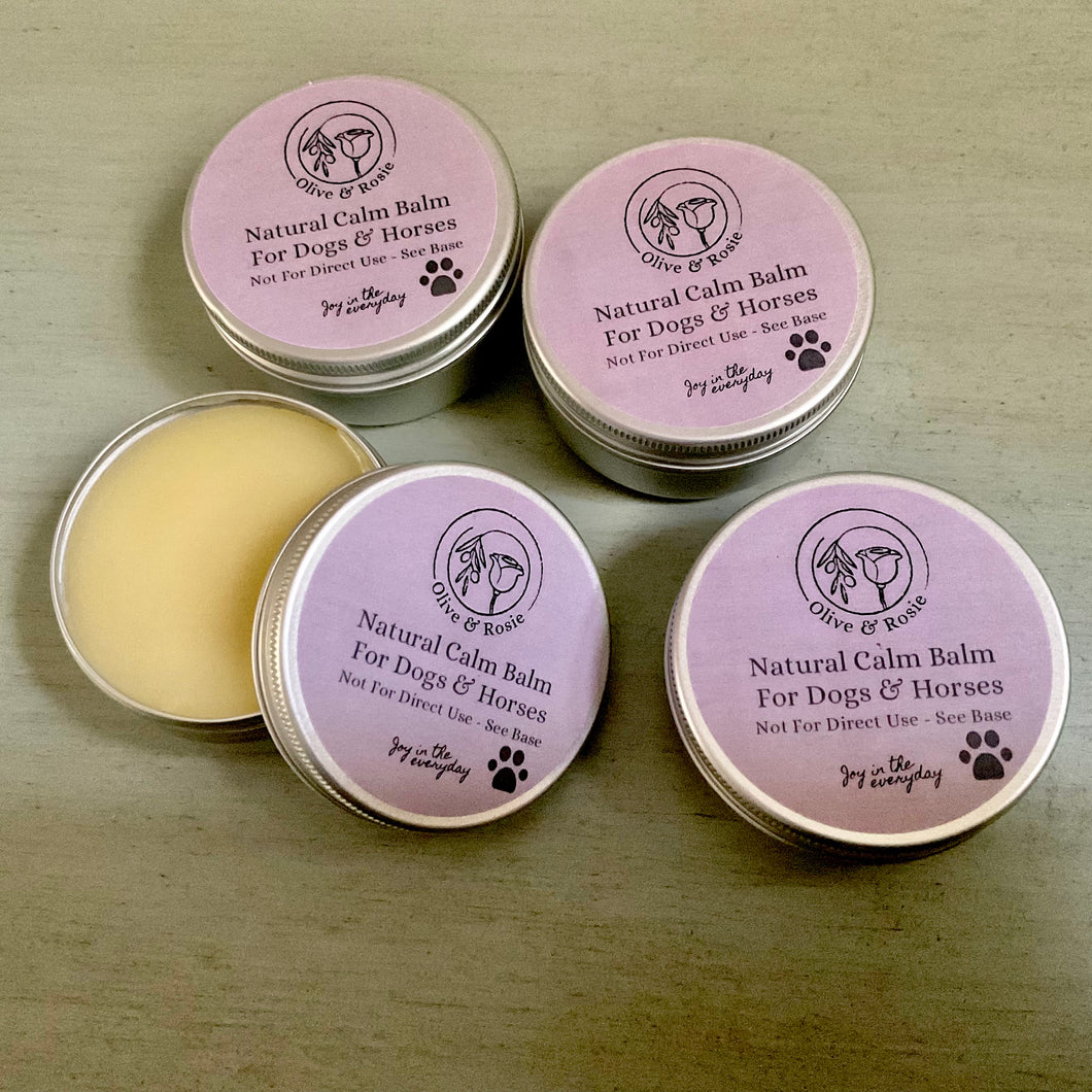 Natural Calm Balm for Dogs & Horses