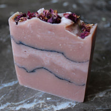 Load image into Gallery viewer, Mediterranean, Rose Clay and Charcoal Soap
