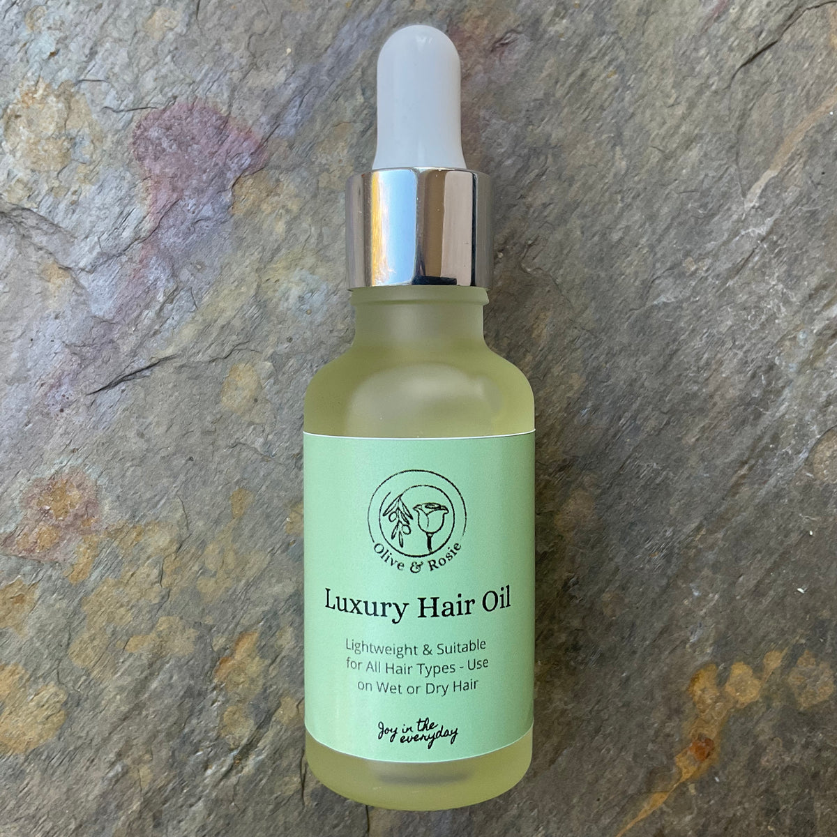 Luxury Hair Oil - Lightweight - All Hair Types - Olive & Rosie