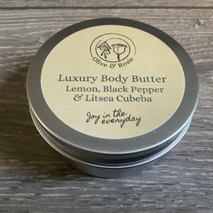 Luxury Whipped Body Butter - Lemon, Black Pepper & Litsea Cubeba
