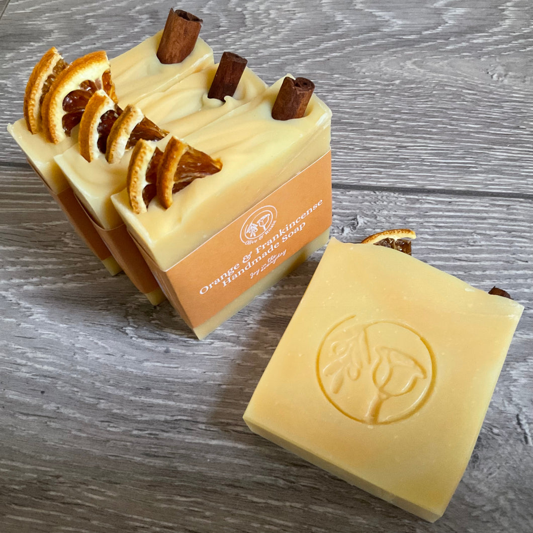 Olive & Rosie Orange and Frankincense Soap