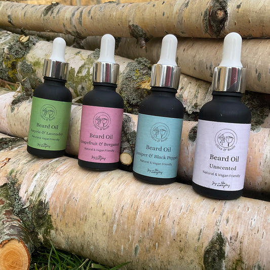 Beard Oil - Natural & Vegan Friendly - Olive & Rosie