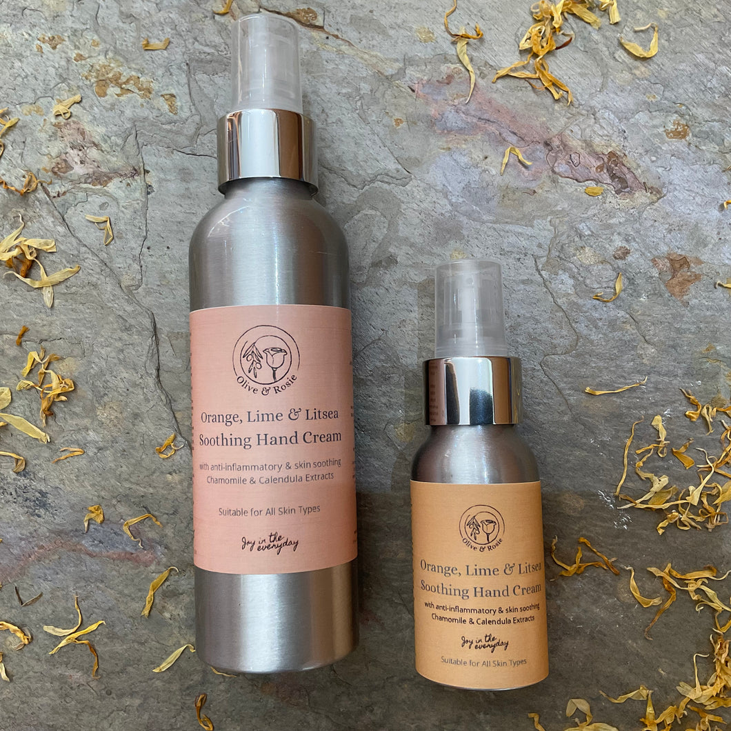 Hand Cream for Hard-working Hands, Orange, Lime & Litsea Cubeba