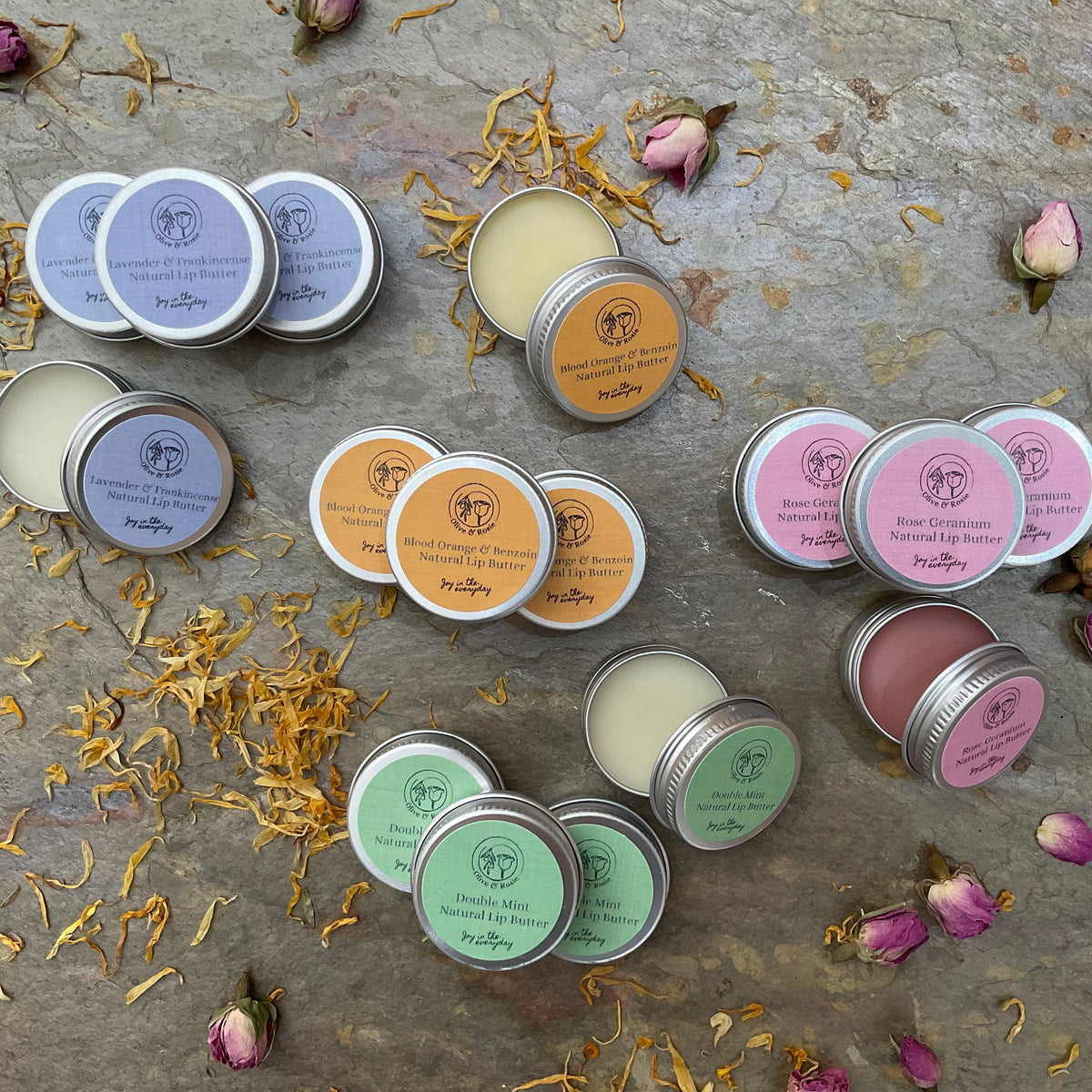 Double Mint Natural Lip Butter - Olive & Rosie