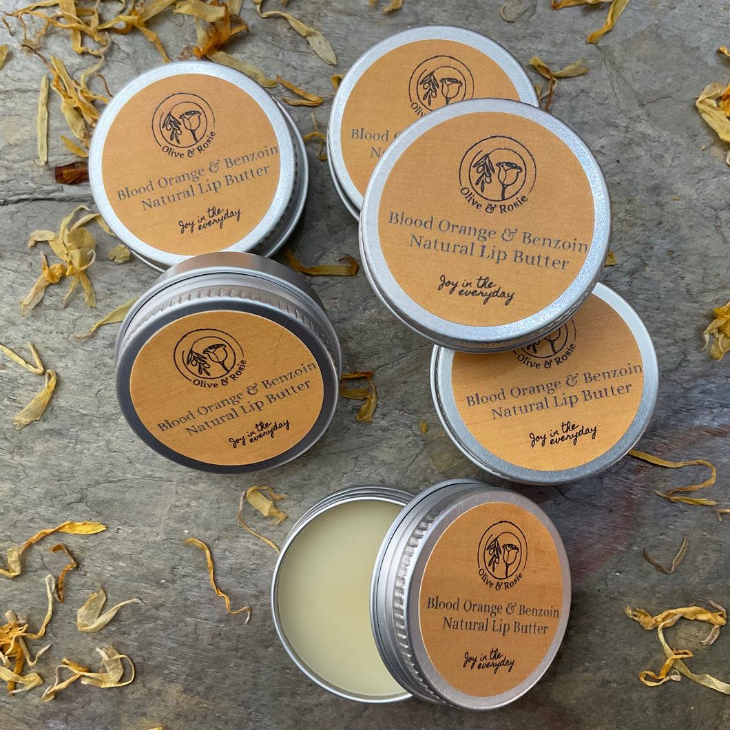 Blood Orange & Benzoin Natural Lip Butter