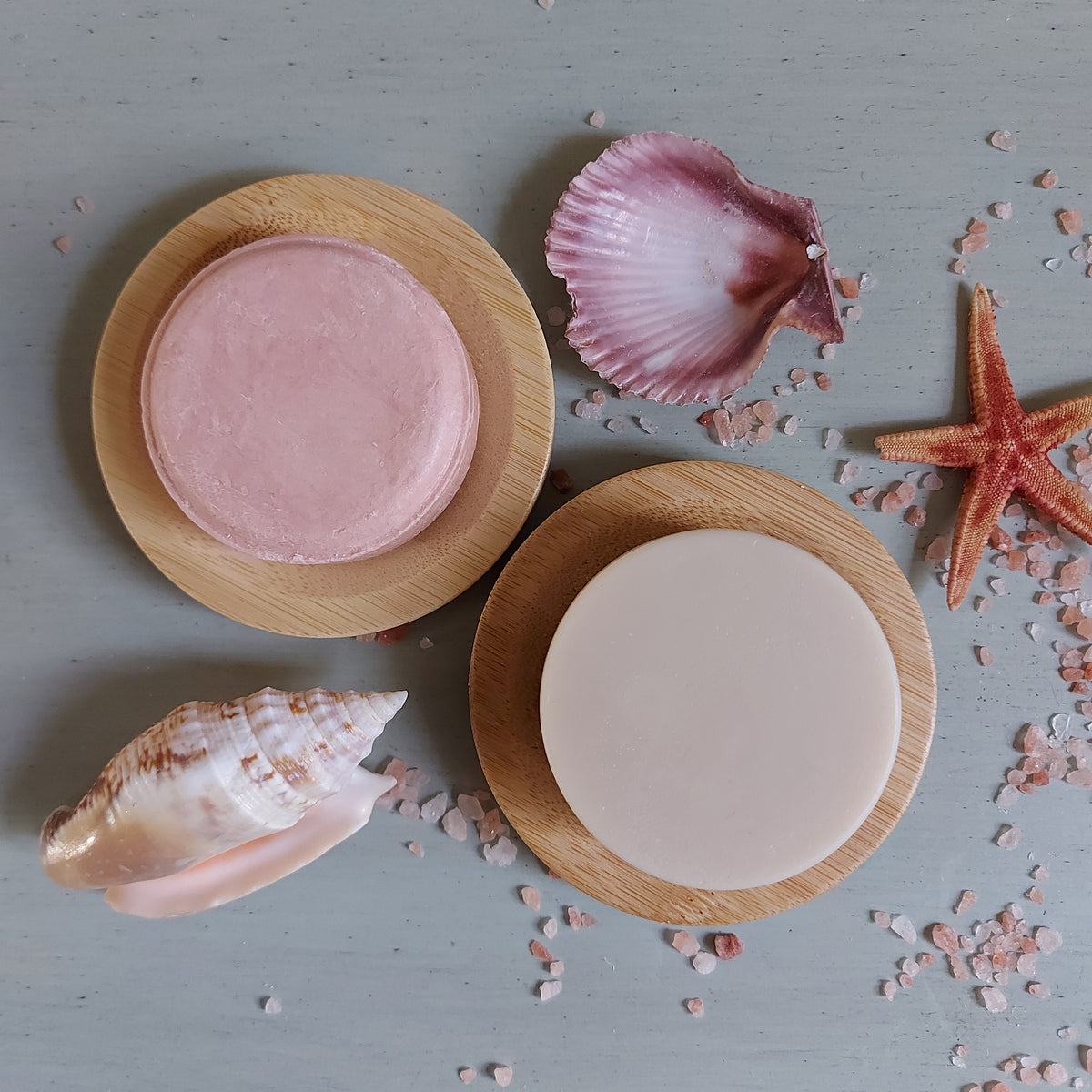 Small Round Wood Shampoo Bar Dish - Olive & Rosie