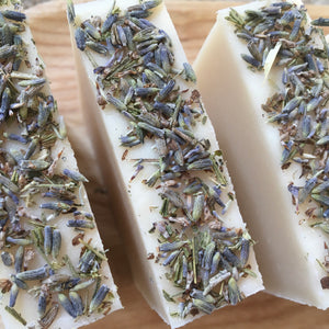 Lavender & Patchouli Soap view from top