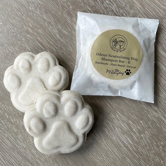 Odour Neutralising Dog Shampoo Bar - Olive & Rosie