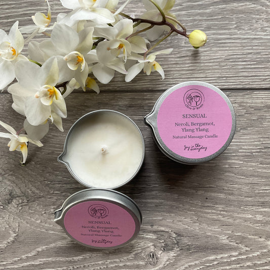 Olive & Rosie, Natural Massage Candle - Sensual