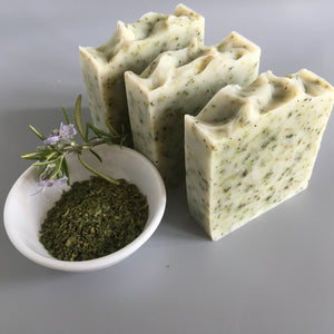 Rosemary Mint Twist Natural Handmade Soap
